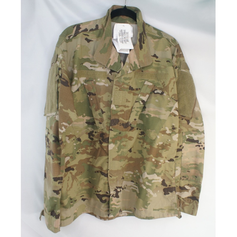 US Military OCP Multicam Combat Coat Jacket Medium‎ Reg. Pinebelt Processing New